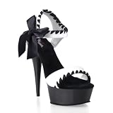 Women's Shoes 5 3/4 Inch High Heels Sexy Stiletto Heel Ankle Strap Platform Sandal Bow