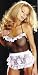 Fifi the French Maid Costume Lingerie - Mesh Net Teddy