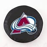 NHL Colorado Avalanche Tire Cover Color: Black, Size: H2