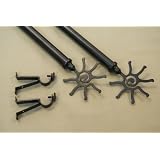 A&F Rod D�cor - NEW Decorative Curtain Rod #60, 48-84 inch, Black by 