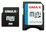 UMAX miniSDカード 2GB 70X 87049611-0001