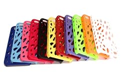 MYCARRYINGCASE Cover Case with Screen Protector and 30 Pin USB Connector Dust Plug for Apple iPhone 4 - 11 Color (THIS IS FOR GSM, AT & T black iPhone 4 ONLY, NOT COMPATIBLE WITH VERIZON CDMA white iphone)
