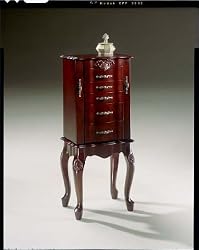 Powell 998-316 Heirloom Cherry Jewelry Armoire