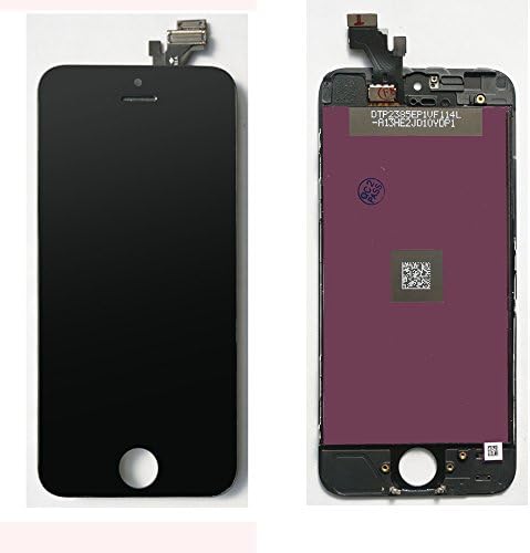 LCD Display+screen Digitizer Glass Lens Assembly for Iphone 5 (black)