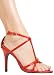 Designer Dressy Rhinestone Accented T-Strap Sandal from Hot Fash Shoes - MORTON Red