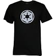Star Wars Empire Logo Costume Black Young Mens T-shirt