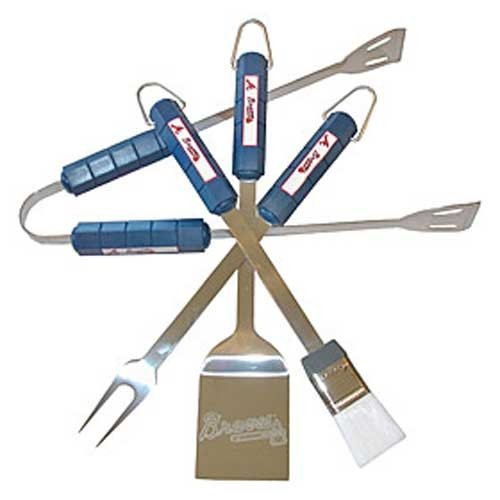 Atlanta Braves MLB BBQ Grill Utensil Set