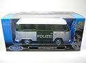 Cars & Co Company 327 814 6 - Welly VW Bus T2 Polizei 72er