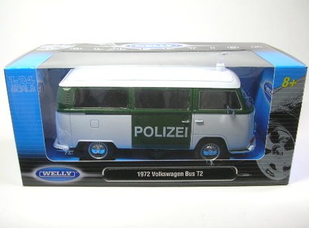 Cars & Co Company 327 814 6 - Welly VW Bus T2 Polizei 72er Preisvergleich