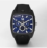 Diesel Chronograph Silicone Strap Blue Dial Men's watch #DZ4188