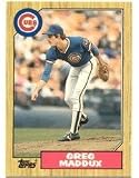 1987 Topps Traded Greg Maddux Rookie Baseball Card #70T - Shipped In Protective Display Case!