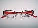 LuLu Guinness L630 Col.BLK Black/Red Full Frame 52mm Eyeglasses Image