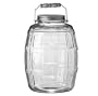 Anchor Hocking 85679 2-1/2-Gallon Glass Barrel Jar with Brushed-Aluminum Lid