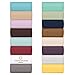 Cosy House Collection Everyday 1500 Series Bed Sheet Set - Ultra Soft & Cool Hotel Bedding - Deep Pocket - Wrinkle, Stain and Fade Resistant - 4 Piece Set (Queen, Sage Green)
