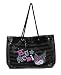 Sanrio Kuromi In Smoke Vinyl Shoulder Tote Bag With Removable Stripy Lining