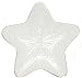 White Fish Ceramic Pottery Starfish Medium Plate Set of Two 8.5" x 1"