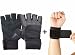 Nivia Prowrap Gym Gloves Combo (Nivia Prowrap Gym Gloves + Nivia Wrist Support) BLACK RS.749.00