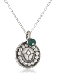 Satya Jewelry Silver January Birthstone Necklace