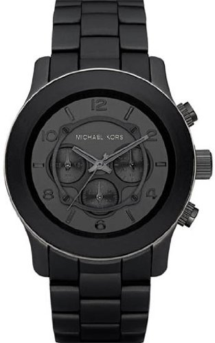 Michael Kors Chronograph Black Ion-plated Mens Watch MK8156