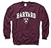 Harvard Crimson Adult Arch and Logo Crewneck - Maroon