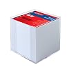 Herlitz 10410801 Zettelkasten 9x9x9cm transparent 700 Blatt wei� gef�llt