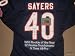 Gale Sayers autographed Chicago Bears UDA embroidered jersey inscribed ROY 65 #12/40