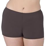 Women's Plus Size Merona® Swim Boy Short Bottoms - Bittersweet