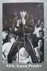 ELVIS PRESLEY - 68 COMEBACK - VINTAGE ROCK POSTER(Size 24"x36")