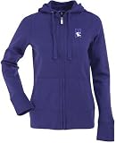 Northwestern Womens Zip Front Hoody Sweatshirt (Team Color)