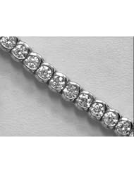 14K White Gold Diamond Bracelet
