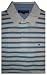 Men's Tommy Hilfiger Polo Shirt Size Short Sleeved White, Blue & Navy Striped