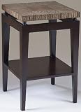 Powell 346-957 Finishing Touches Square Accent Table with Floating Top