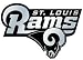 St. Louis Rams NFL Silver Auto Emblem