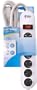 Coleman Cable 04638 6-Outlet Surge Protector with Right Angle Plug, with 4-Ft Cord