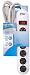 Coleman Cable 04638 6-Outlet Surge Protector with Right Angle Plug