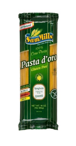 Sam Mills Gluten Free Pasta D'Oro, Spaghetti, 1-Pound (Pack of 12)