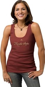 Florida State Seminoles Women's adidas 'Gleam' Long Rib Tank