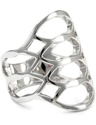 ELLE Jewelry Latitude Sterling Silver Ring