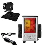 Toshiba e740 Auto Bean Bag Dash Holder with Car Charger - Uses Gomadic TipExchange