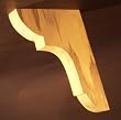 9" x 12" Rustic Wood Bracket [CAPITOL CITY LUMBER]