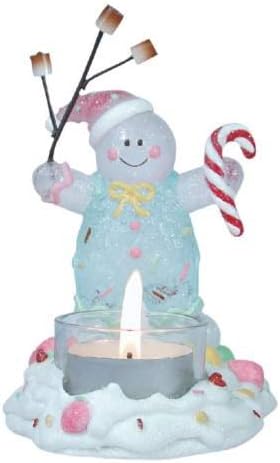 Gingerbread Man Barbequeing Marshmallows Tealight Holder by Westland Giftware