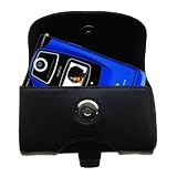 Horizontal Leather Case with Belt Clip/Loop for the Sanyo Katana SCP 6600