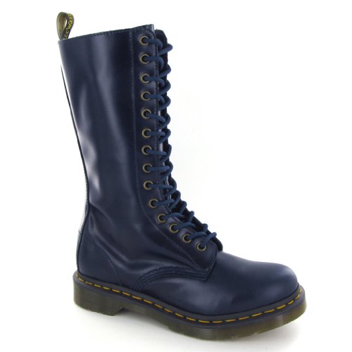 Dr.Martens 1B99 Buttero Blue Leather Damen Boots Size 37 EU