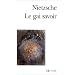 Le Gai savoir