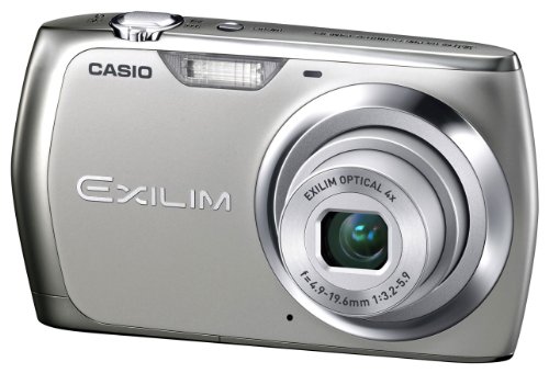 Casio Exilim EX-Z350 Digitalkamera (12 Megapixel, 4-fach opt. Zoom, 6,85 cm (2,7 Zoll) Display) silber