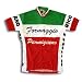 World Jersey's Men's Formaggio Italia Red/Green Short Sleeve Cycling Jersey