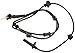 NTK AB0923 ABS Wheel Speed Sensor