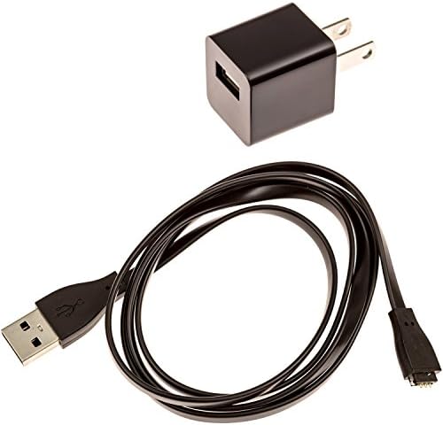 Fitbit Charge 3.3ft Replacement USB Charger and Wall Adapter with Reset Options Premium Quality (1 Year Warranty Guaranteed)