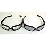 Motorcycle Riding Glasses - 2 Pair Smoke & Clear Biker