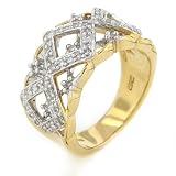 1/3ctw. 14K Diamond Ring - size 6